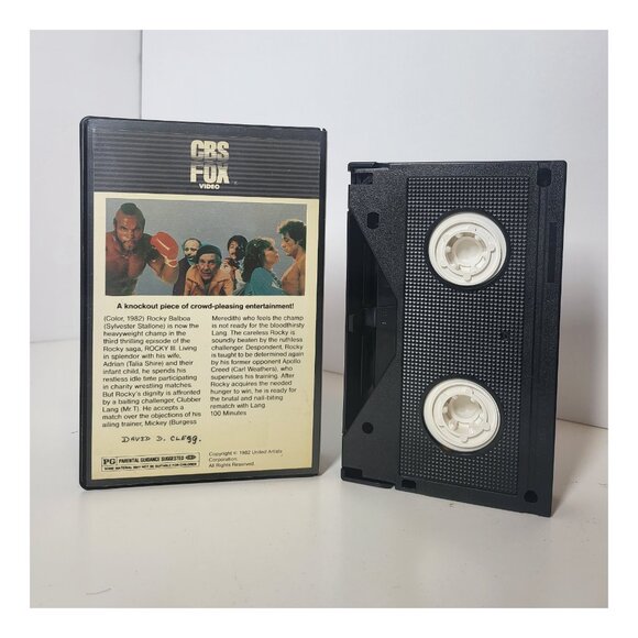 Rocky III BETA Tape Betamax (Not VHS) Sylvester Stallone - Picture 2 of 2